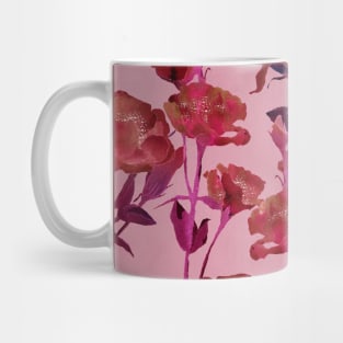 Pink Watercolor Floral Mug